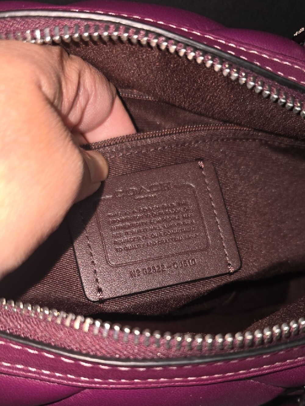 Coach 'Rowan' Puffy Diamond Quilting Satchel - Picture 9 of 9